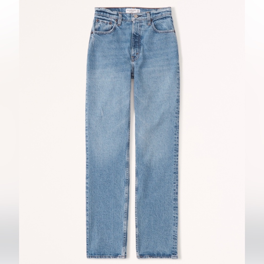 A&F Ultra High Rise 90s Straight Jean